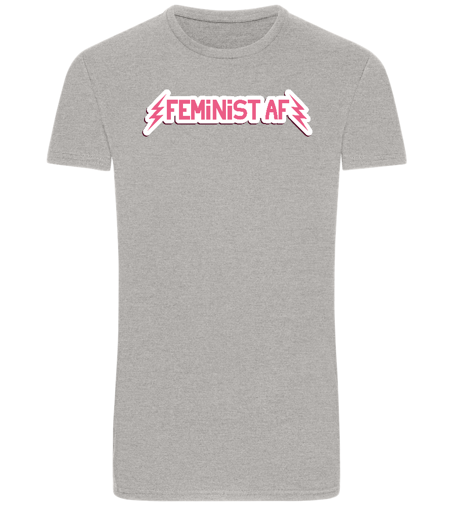 Feminist AF Design - Basic Unisex T-Shirt_ORION GREY_front