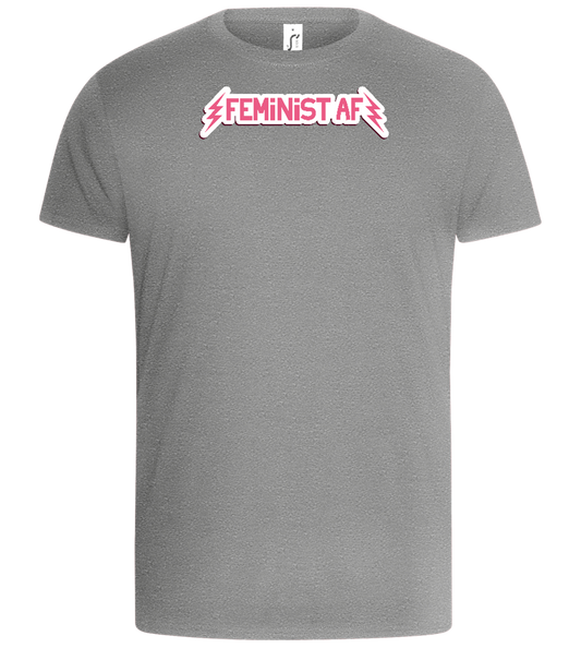 Feminist AF Design - Basic Unisex T-Shirt_ORION GREY_front