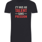 J'y Vais au Talent Sans Pression Design - Basic Unisex T-Shirt_FRENCH NAVY_front