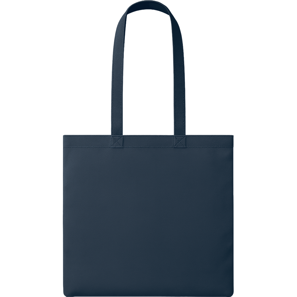 Nonwoven Shopping Bag with Long Handles_FRENCH NAVY_front