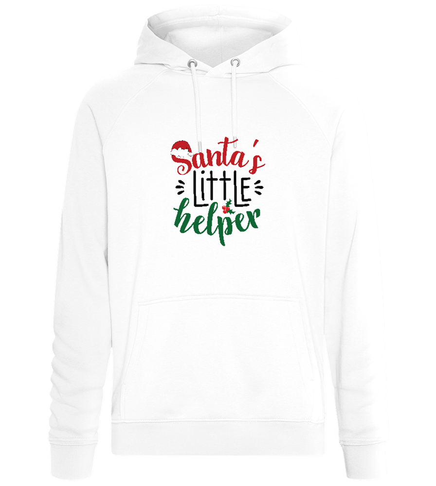 Santa's Helper Design - Comfort unisex hoodie_WHITE_front