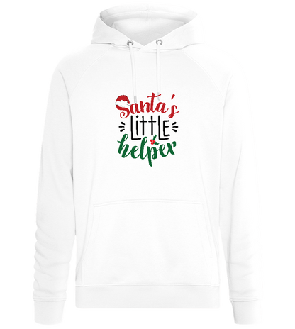 Santa's Helper Design - Comfort unisex hoodie_WHITE_front