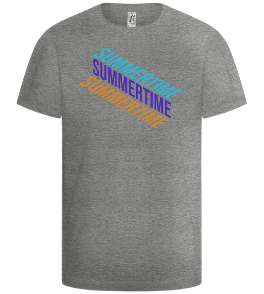 Summertime Text Design - Basic kids t-shirt_ORION GREY_front