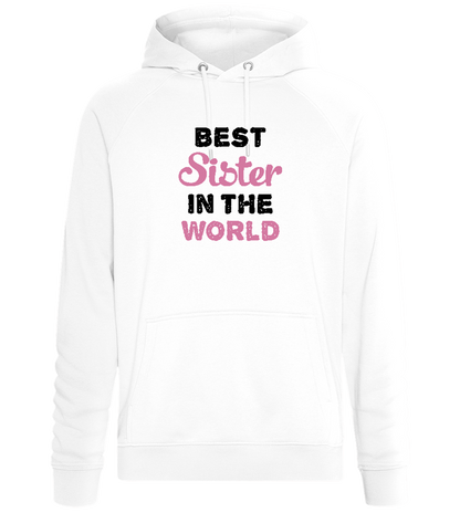 Best Sister in the World Design - Comfort unisex hoodie_WHITE_front