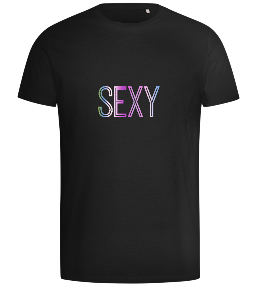 Sexy Design - Comfort men's t-shirt_DEEP BLACK_front