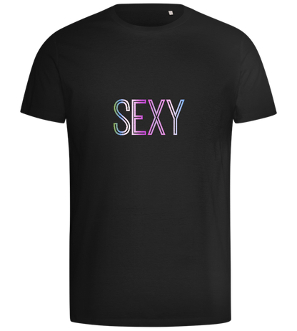 Sexy Design - Comfort men's t-shirt_DEEP BLACK_front