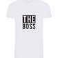 The Boss Design - Basic Unisex T-Shirt_WHITE_front