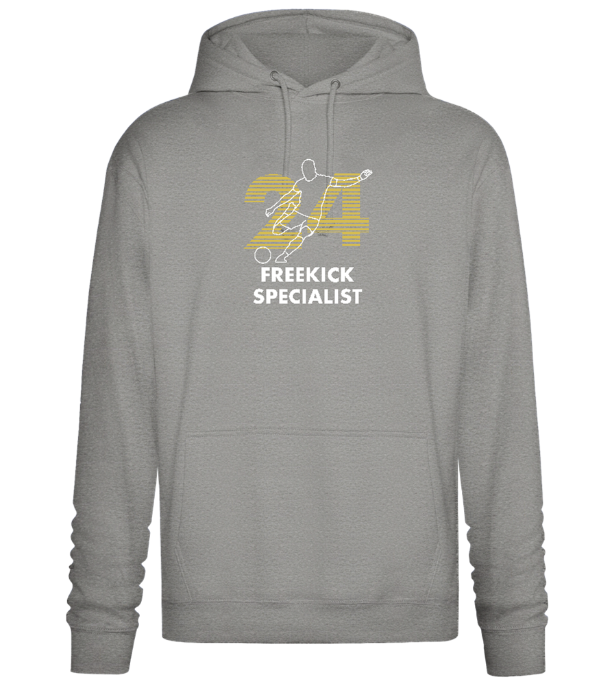 Freekick Specialist Design - Premium Essential Unisex Hoodie_ORION GREY II_front