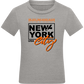 The City That Never Sleeps Design - Comfort kids fitted t-shirt_ORION GREY_front