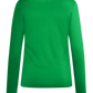 Girl Power 3 Design - Comfort women's long sleeve t-shirt_MEADOW GREEN_back