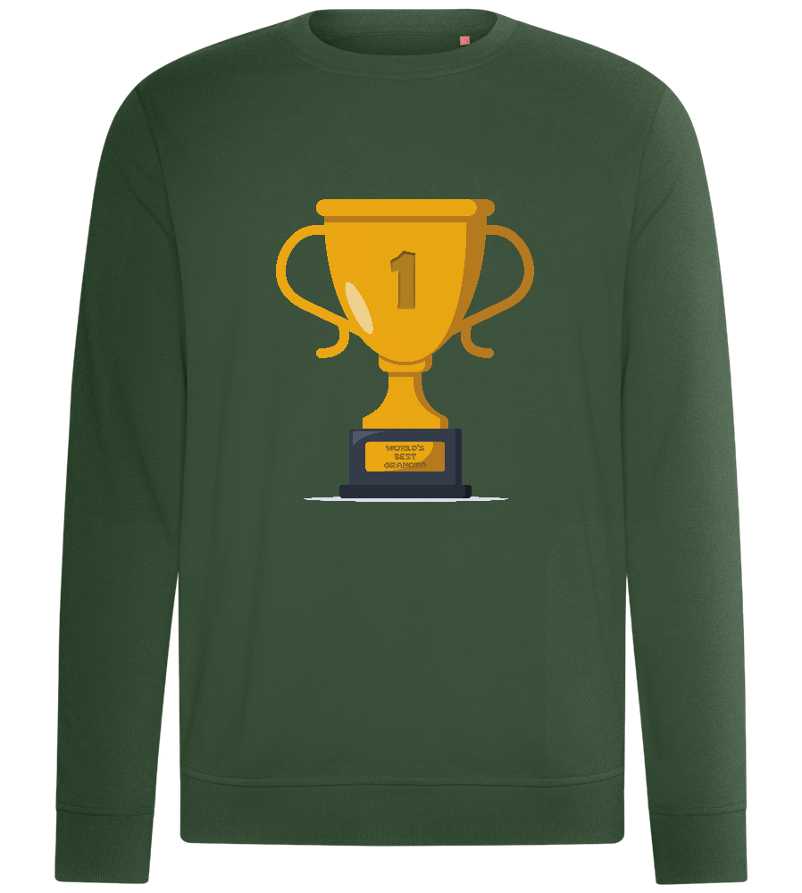 Best Grandpa Design - Comfort unisex sweater_GREEN BOTTLE_front