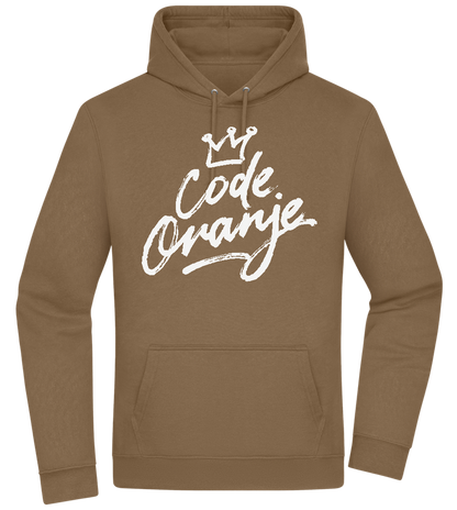 Code Oranje Kroontje Design - Premium Essential Unisex Hoodie_ARMY_front