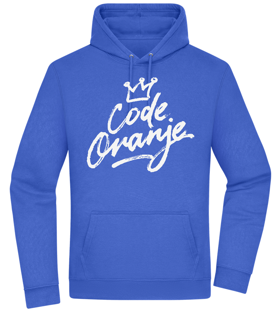 Code Oranje Kroontje Design - Premium Essential Unisex Hoodie_ROYAL_front