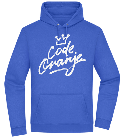 Code Oranje Kroontje Design - Premium Essential Unisex Hoodie_ROYAL_front