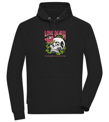 Skull Love Death Design - Comfort unisex hoodie_BLACK_front