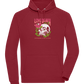 Skull Love Death Design - Comfort unisex hoodie_BORDEAUX_front