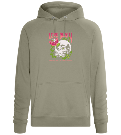 Skull Love Death Design - Comfort unisex hoodie_KHAKI_front