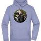 Samurai Bike Design - Premium Essential Unisex Hoodie_BLUE_front