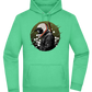 Samurai Bike Design - Premium Essential Unisex Hoodie_SPRING GREEN_front