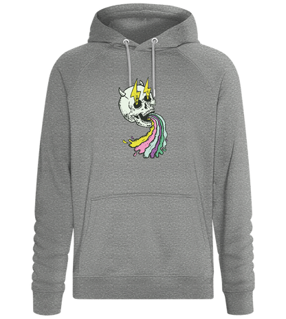 Rainbow Skull Thunders Design - Comfort unisex hoodie_ORION GREY II_front