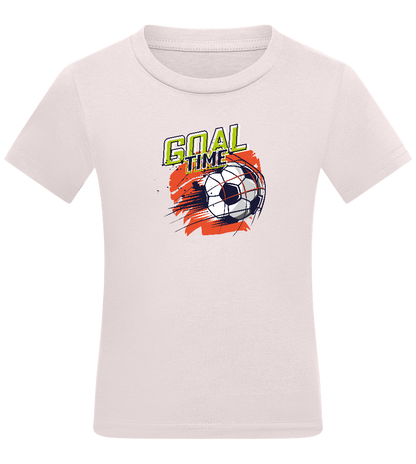 Goal Time Ball Design - Comfort kids fitted t-shirt_LIGHT PINK_front