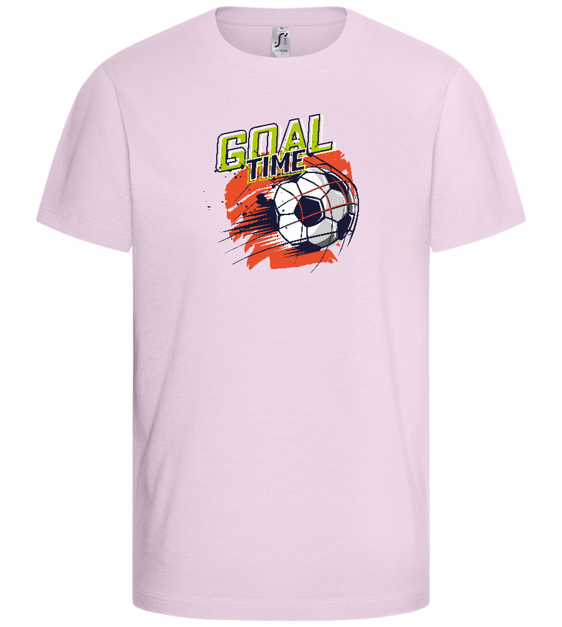 Goal Time Ball Design - Comfort kids fitted t-shirt_LIGHT PINK_front