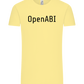 OpenABI Design - Comfort Unisex T-Shirt_AMARELO CLARO_front