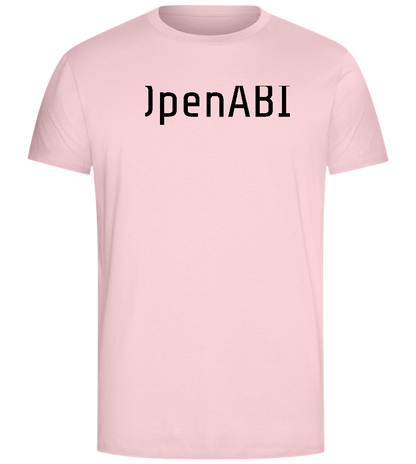 OpenABI Design - Comfort Unisex T-Shirt_CANDY PINK_front