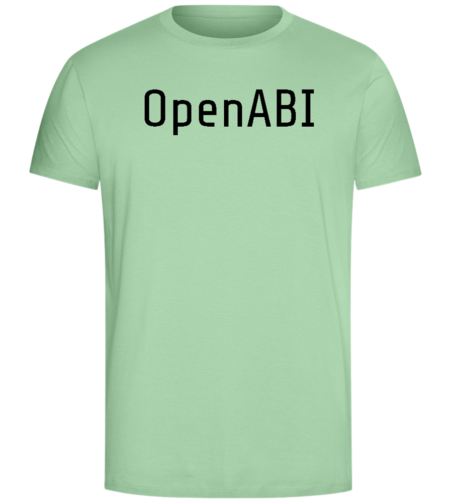 OpenABI Design - Comfort Unisex T-Shirt_ICE GREEN_front