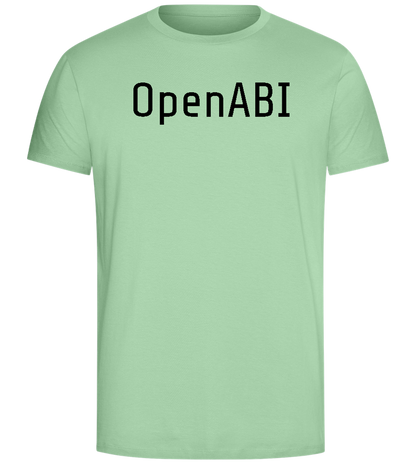 OpenABI Design - Comfort Unisex T-Shirt_ICE GREEN_front