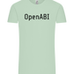 OpenABI Design - Comfort Unisex T-Shirt_ICE GREEN_front