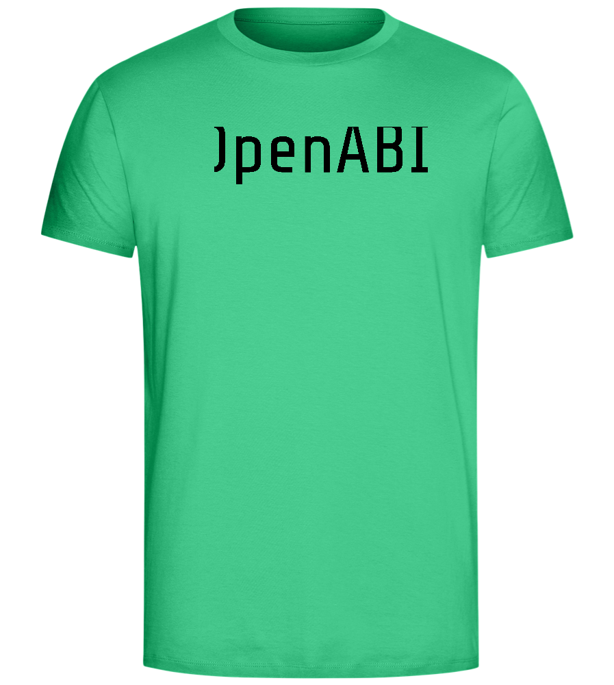 OpenABI Design - Comfort Unisex T-Shirt_SPRING GREEN_front