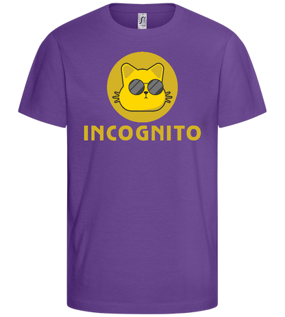 Incognito Design - Basic kids t-shirt_DARK PURPLE_front