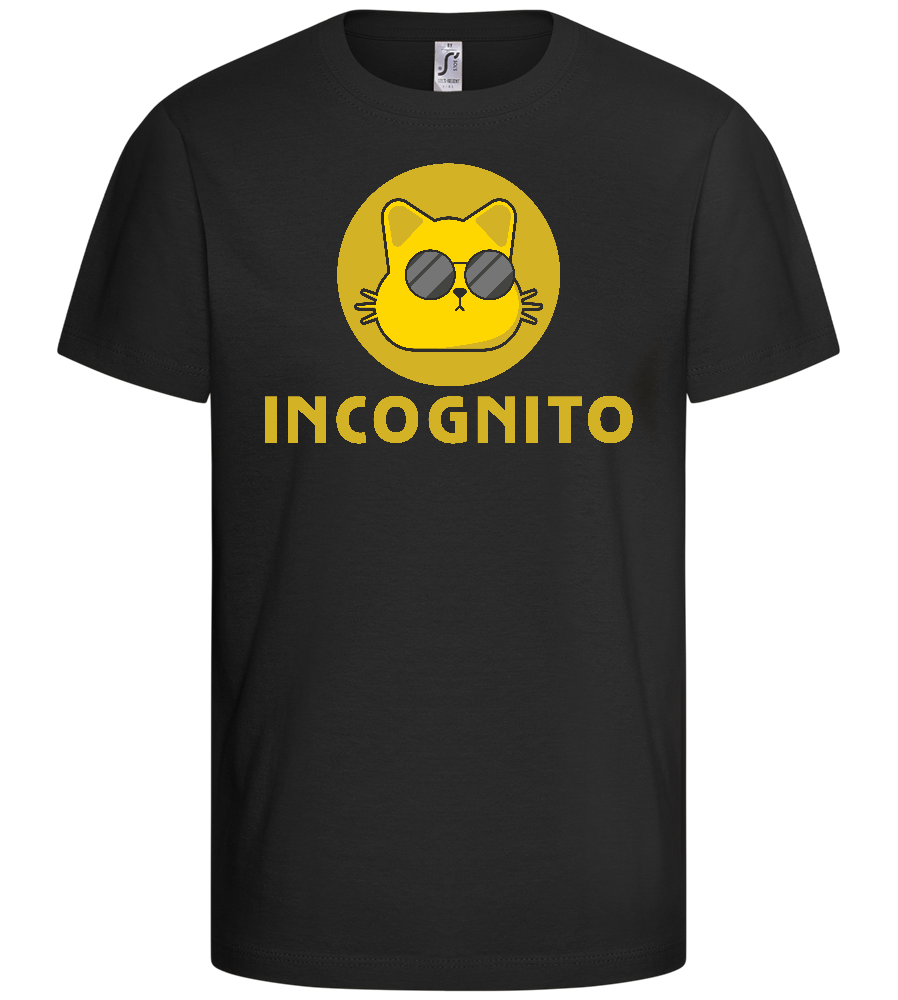 Incognito Design - Basic kids t-shirt_DEEP BLACK_front