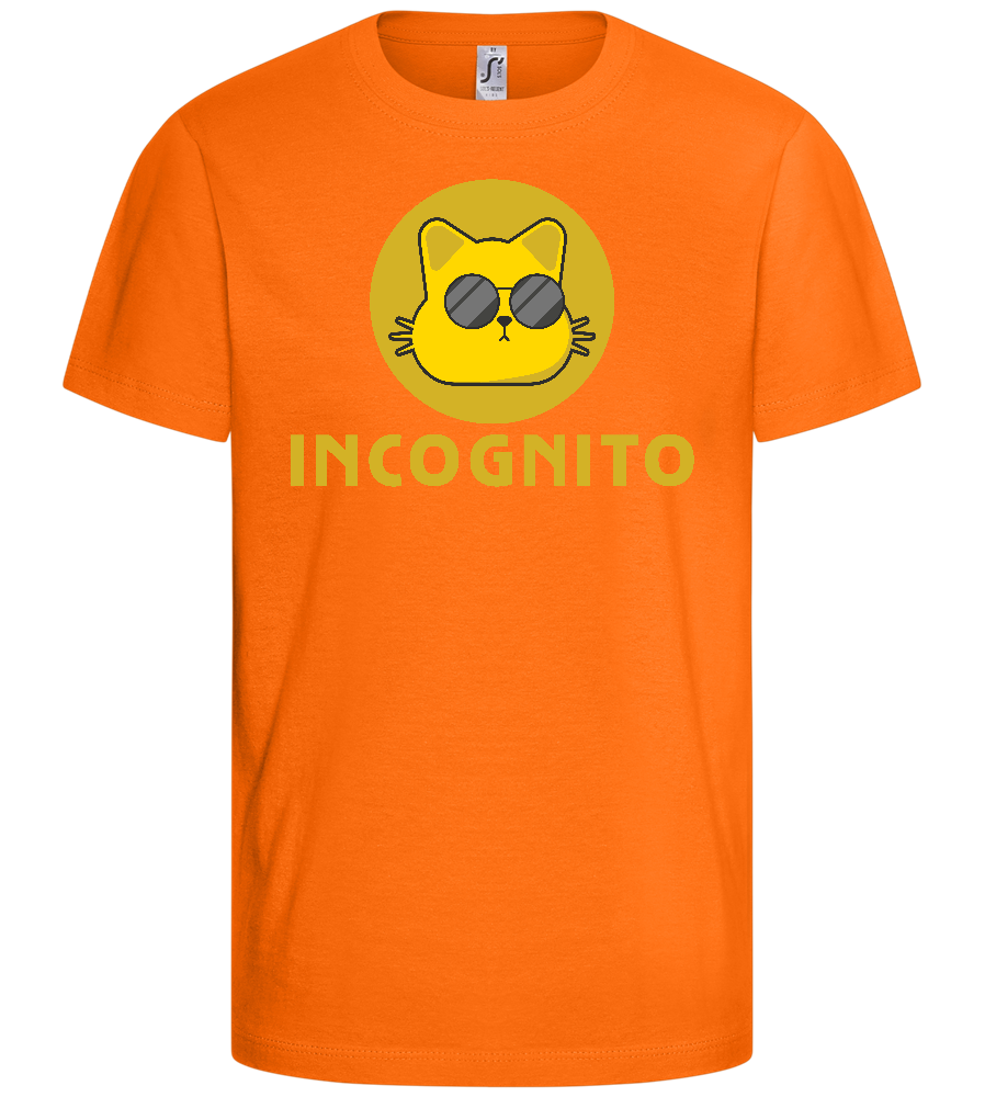 Incognito Design - Basic kids t-shirt_ORANGE_front