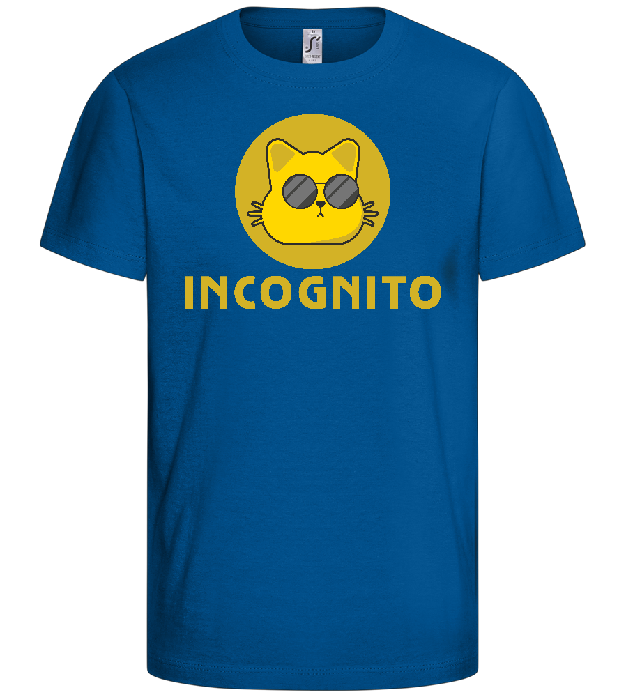 Incognito Design - Basic kids t-shirt_ROYAL_front