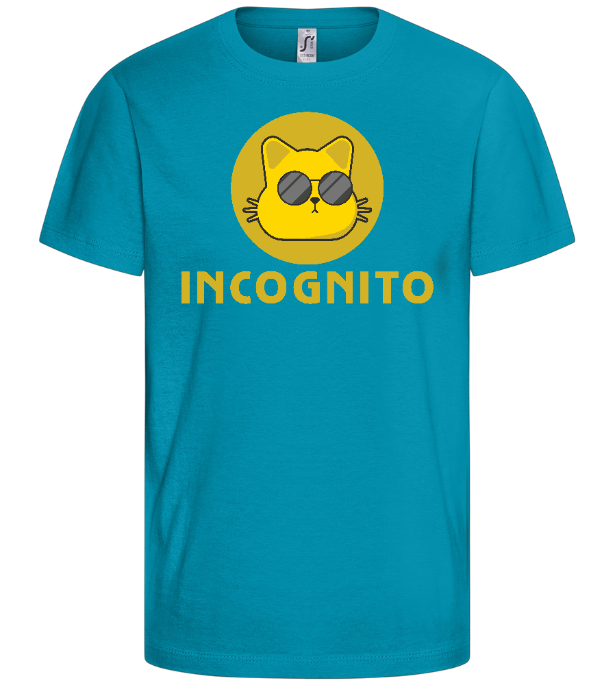 Incognito Design - Basic kids t-shirt_TURQUOISE_front