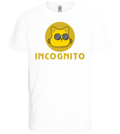 Incognito Design - Basic kids t-shirt_WHITE_front