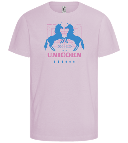 Limited Edition Unicorn Design - Comfort girls' t-shirt_MEDIUM PINK_front