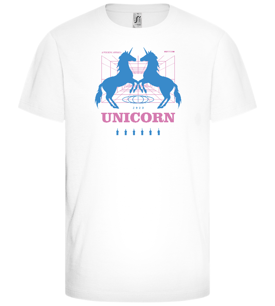 Limited Edition Unicorn Design - Comfort girls' t-shirt_WHITE_front