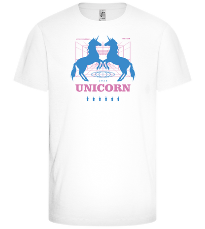 Limited Edition Unicorn Design - Comfort girls' t-shirt_WHITE_front