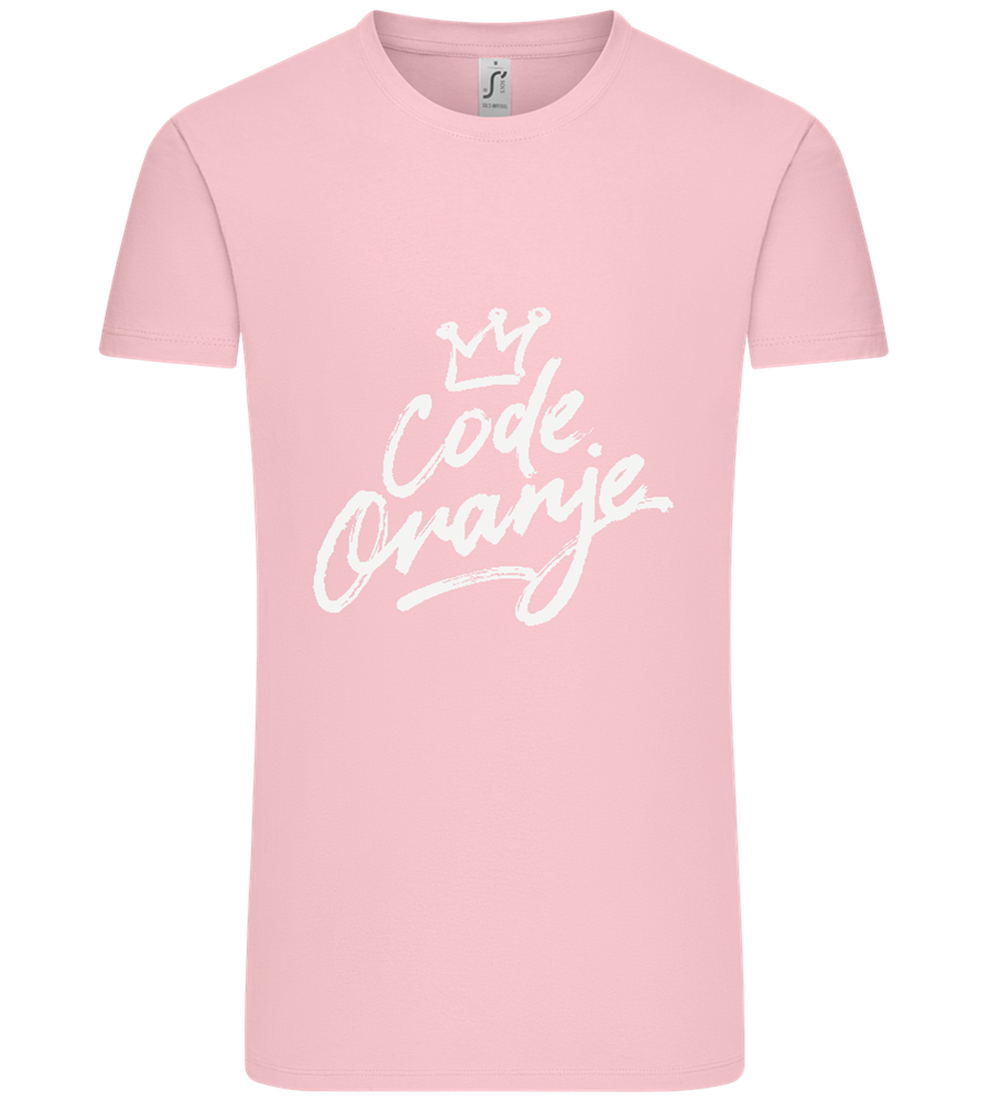 Code Oranje Kroontje Design - Comfort Unisex T-Shirt_CANDY PINK_front