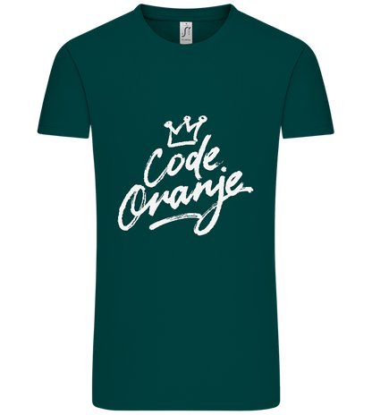 Code Oranje Kroontje Design - Comfort Unisex T-Shirt_GREEN EMPIRE_front