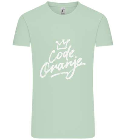 Code Oranje Kroontje Design - Comfort Unisex T-Shirt_ICE GREEN_front