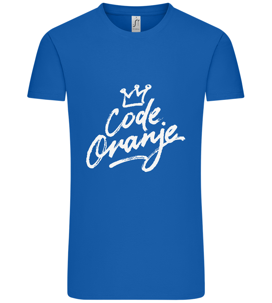 Code Oranje Kroontje Design - Comfort Unisex T-Shirt_ROYAL_front