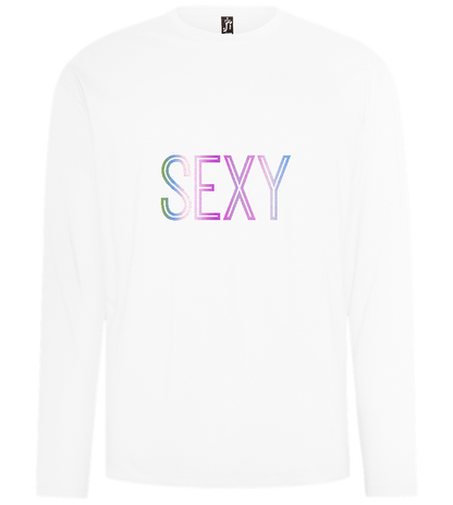 Sexy Design - Comfort men's long sleeve t-shirt_WHITE_front