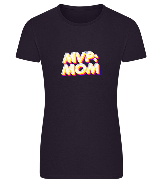 MVP Mom Design - Comfort women's fitted t-shirt_FRENCH NAVY_front