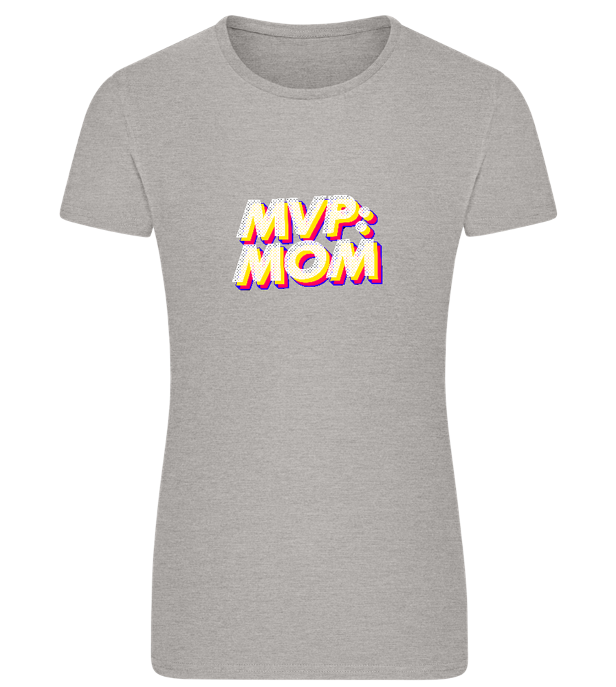 MVP Mom Design - Comfort women's fitted t-shirt_ORION GREY_front