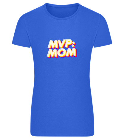 MVP Mom Design - Comfort women's fitted t-shirt_ROYAL_front