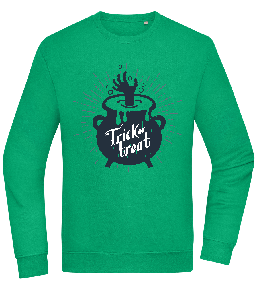 Trick Treat Design - Comfort Essential Unisex Sweater_MEADOW GREEN_front